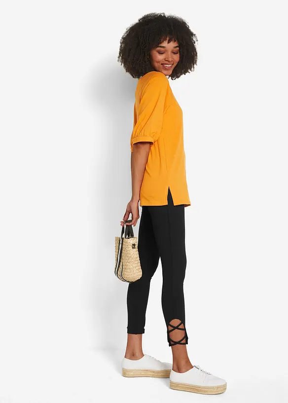 7/8-High Waist-leggings med økologisk bomull, bonprix
