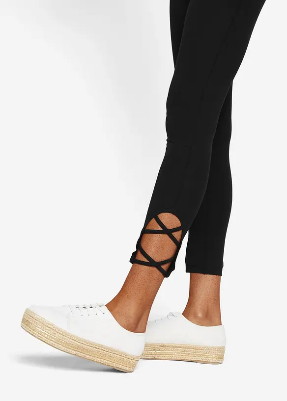 7/8-High Waist-leggings med økologisk bomull, bonprix