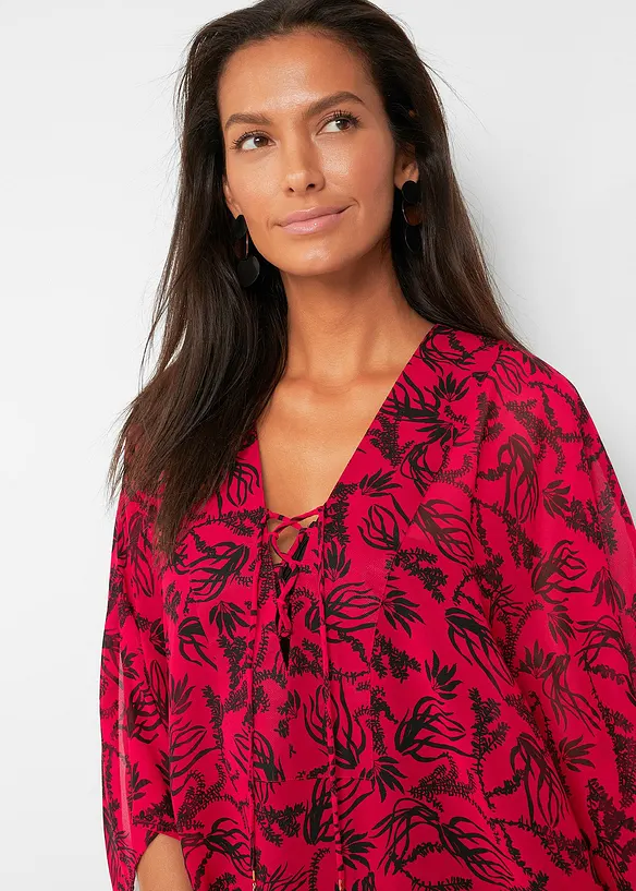 Strandtunika i lett chiffon, bonprix
