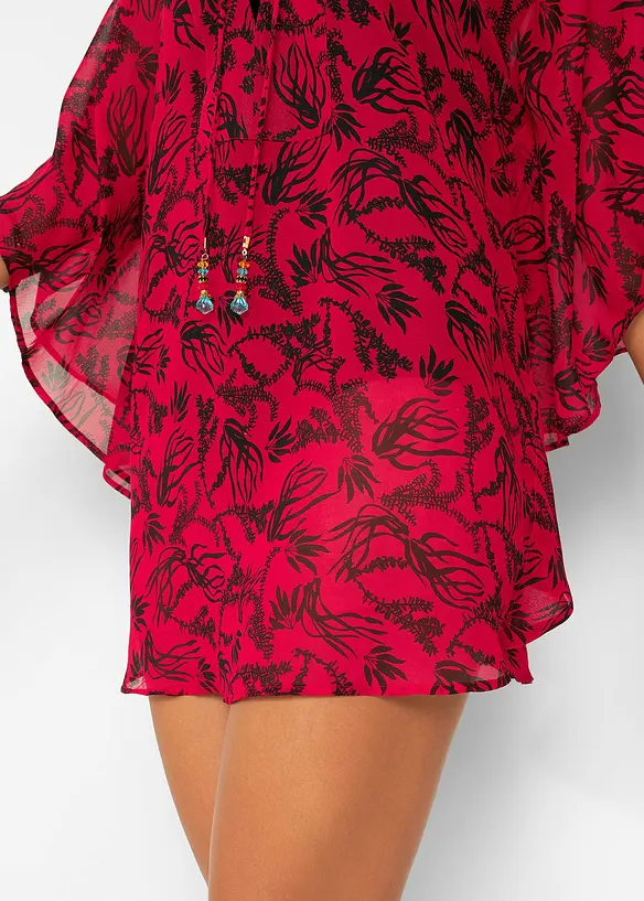 Strandtunika i lett chiffon, bonprix