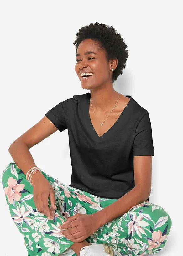 T-skjorte i 100% bomull, bonprix