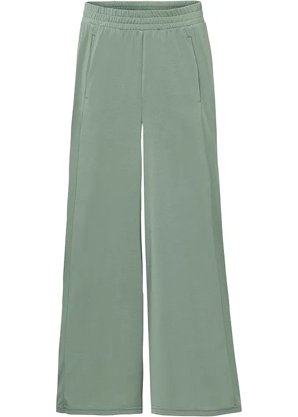 Culottes i jersey med vide ben, bonprix