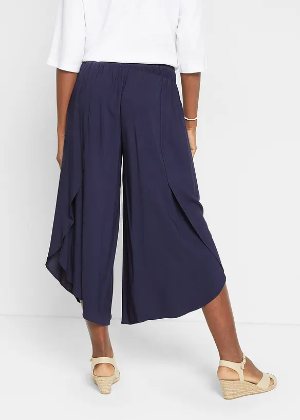 Legglang culotte av bærekraftig viskose, bonprix