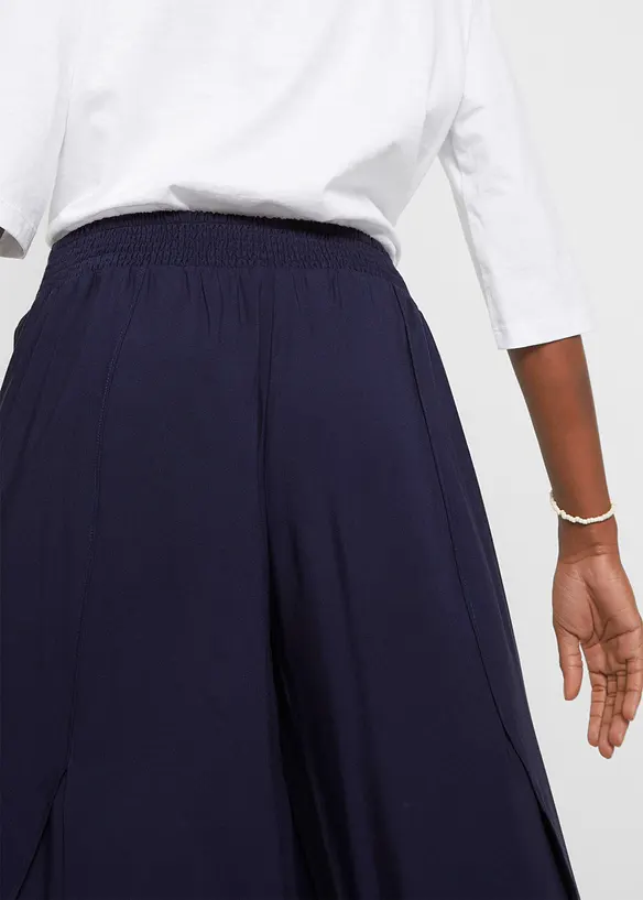 Legglang culotte av bærekraftig viskose, bonprix