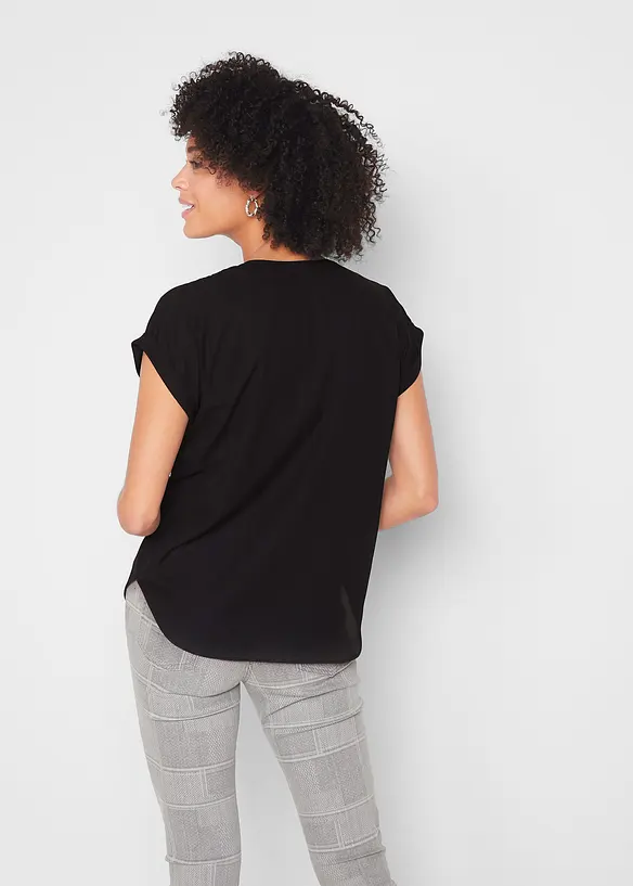 Bluse i georgette, bonprix
