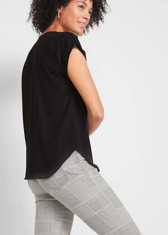 Bluse i georgette, bonprix