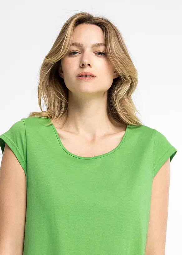 Kort nattkjole i 100% økologisk bomull, bonprix