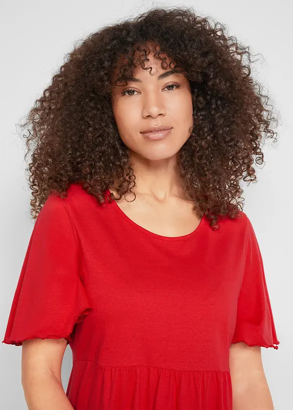 Jerseykjole i 100% bomull, bonprix