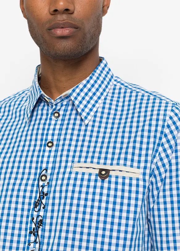 Drakt-skjorte med oppbrettbare ermer, bonprix