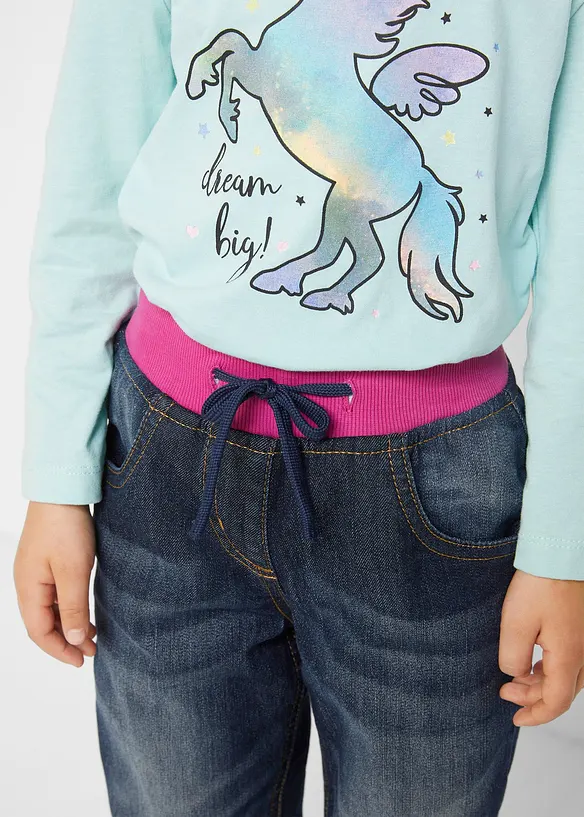 Komfortabel termojeans med fleecefôr, bonprix