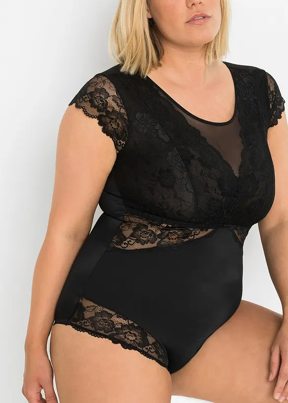 Body uten bøyle med delikat blonde, bonprix