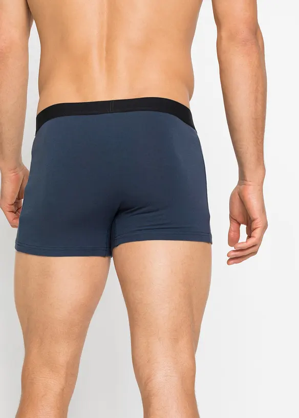 Boksershorts med bomull i ettersittende modell (10-pack), bonprix