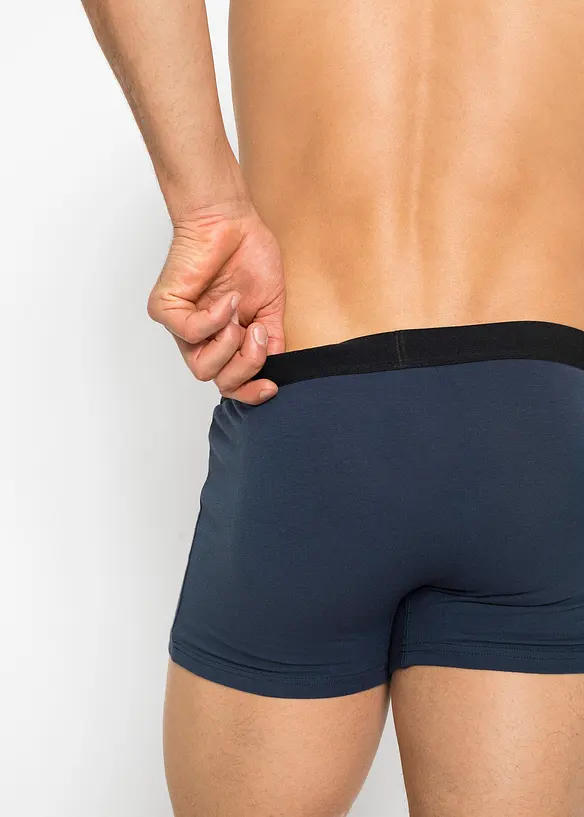 Boksershorts med bomull i ettersittende modell (10-pack), bonprix
