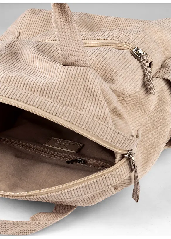 Ryggsekk i kordfl&oslash;ylestil, bonprix