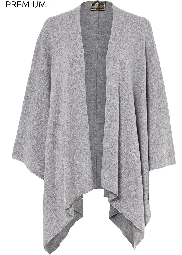 Ullponcho med Good Cashmere Standard®-andel, bonprix