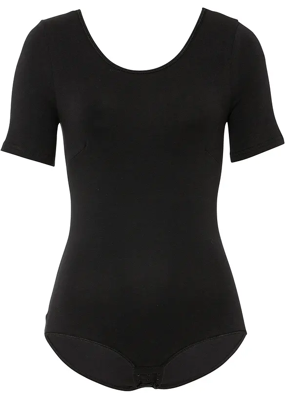 Body med korte ermer og bomull, bonprix