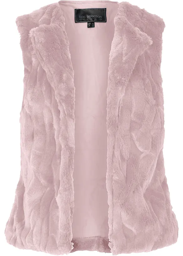 Vest i fuskepels, bonprix