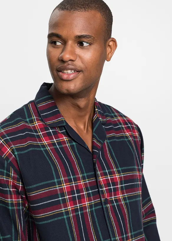 Pyjamas i myk bomullsflanell, bonprix