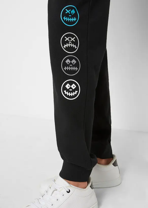 Joggebukse i myk bomullsmiks, bonprix