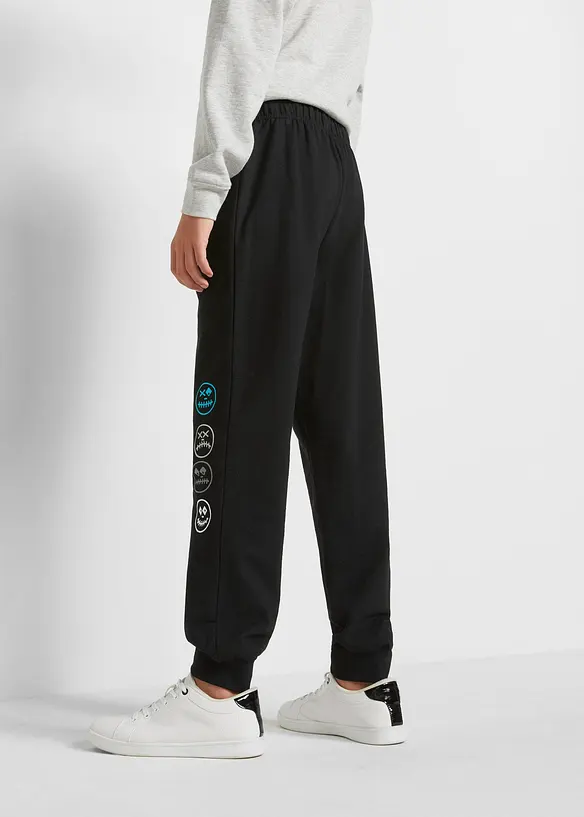Joggebukse i myk bomullsmiks, bonprix