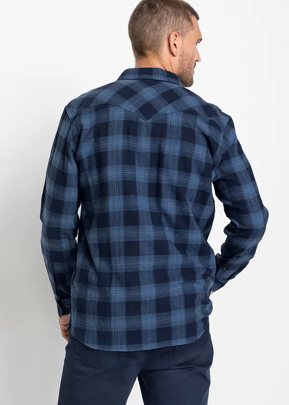 Flanellskjorte i 100% bomull, bonprix