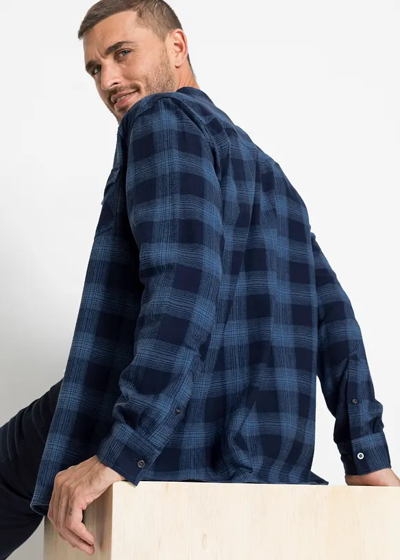 Flanellskjorte i 100% bomull, bonprix