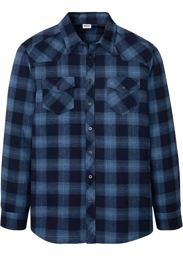 Flanellskjorte i 100% bomull, bonprix