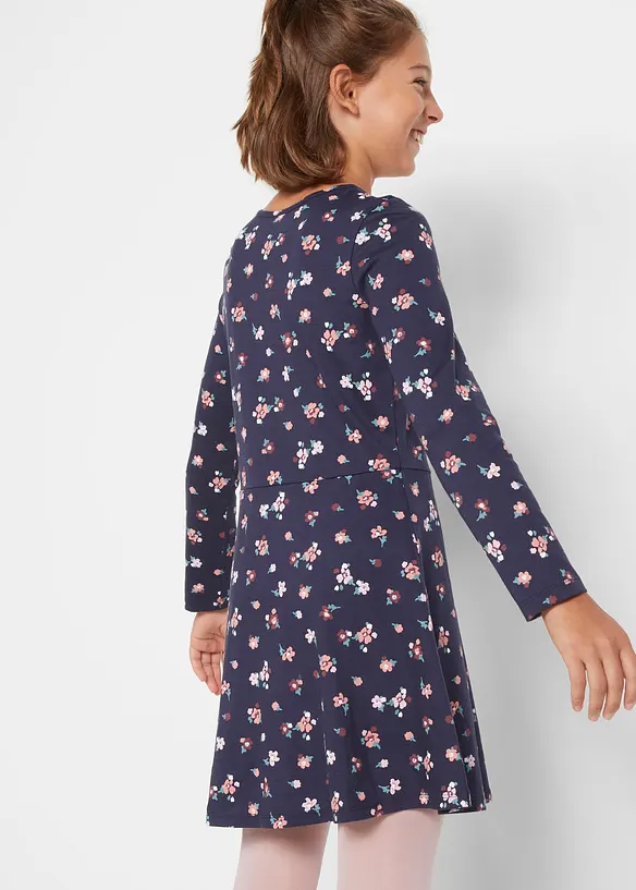 Jerseykjole av økologisk bomull  (2-pack), bonprix