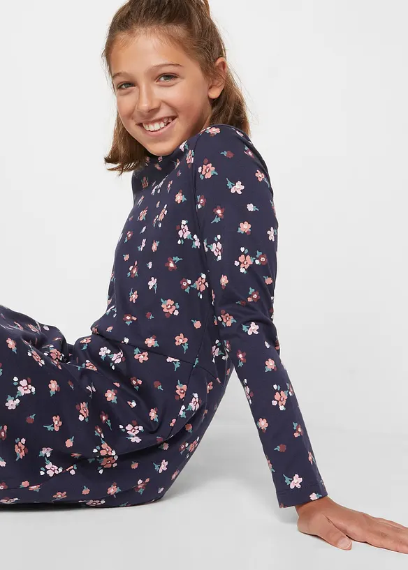 Jerseykjole av økologisk bomull  (2-pack), bonprix