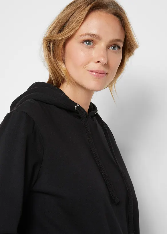 Hettegenser i myk frotté, bonprix