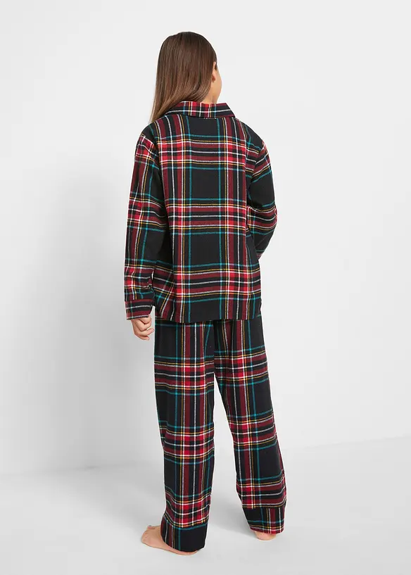 Pyjamas i myk flanell (2-delt sett), bonprix