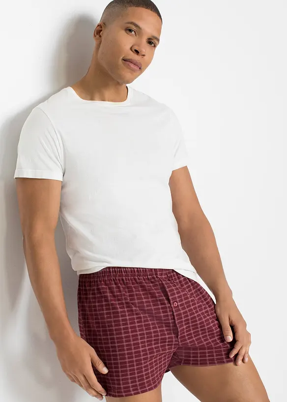 Ledig boxershorts i bomullsjersey (3-pack), bonprix