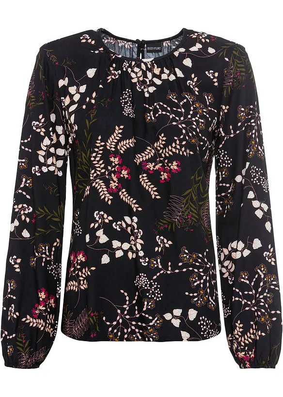 Bluse i klimasmart viskose, bonprix