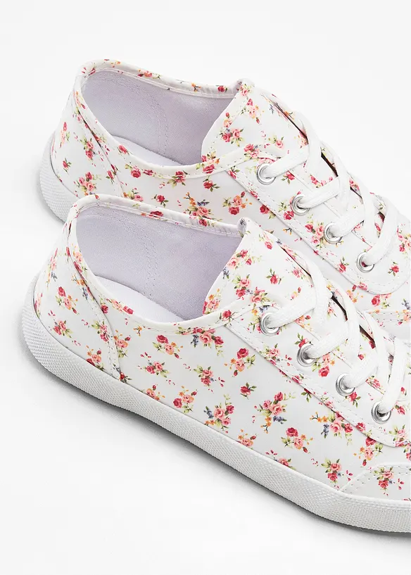 Sneakers av bomullskanvas, bonprix