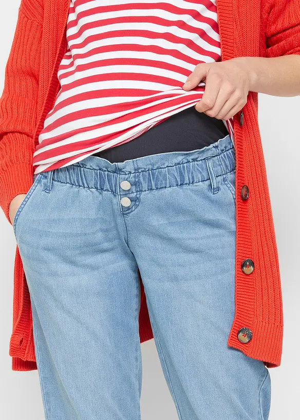 Mammajeans i bomull med stretch, avsmalnende ben, bonprix
