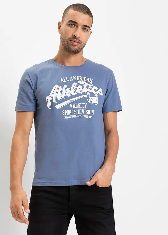 T-skjorte (2-pack) i Regular Fit, bonprix