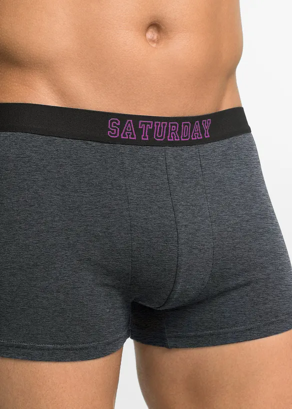 Boksershorts med bomull i ettersittende modell (7-pack), bonprix