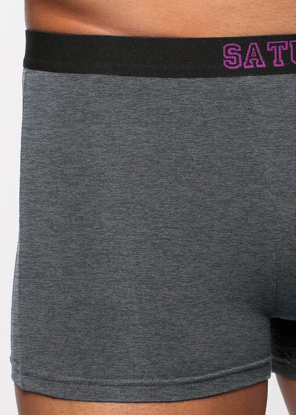 Boksershorts med bomull i ettersittende modell (7-pack), bonprix
