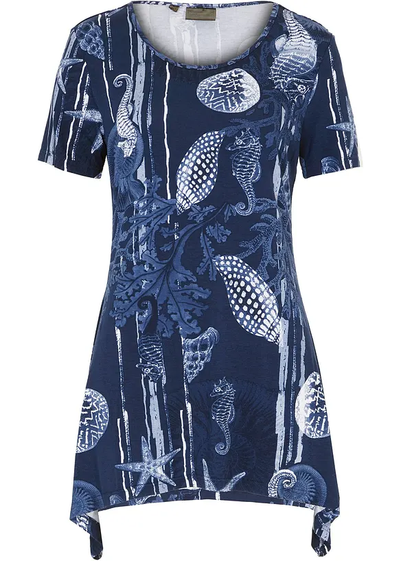 Lang topp i myk viskosemiks, bonprix