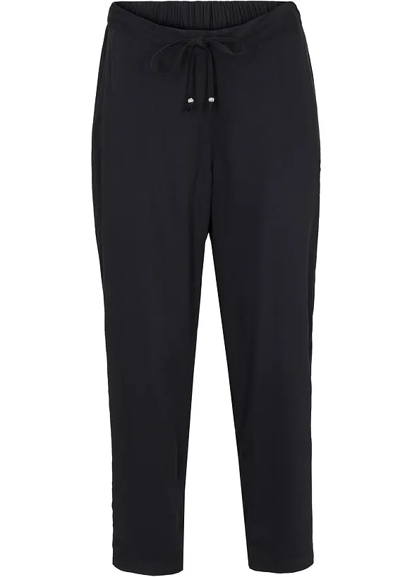Pull on-bukse av myk viskose, bonprix