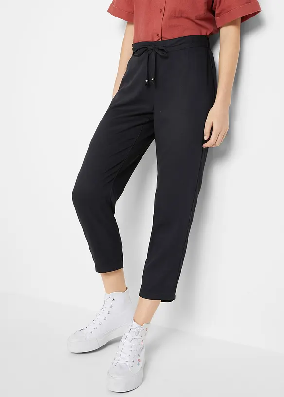 Pull on-bukse av myk viskose, bonprix