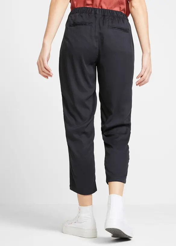 Pull on-bukse av myk viskose, bonprix