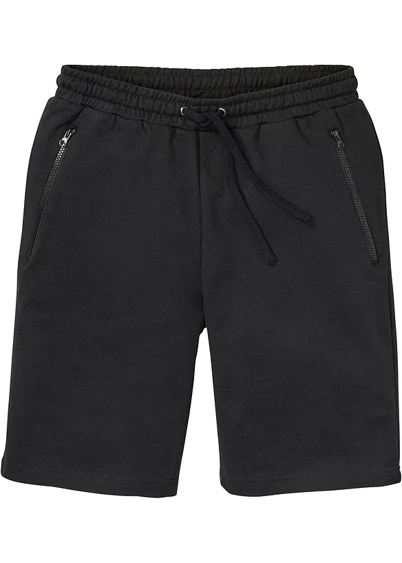 Sweat-bermudashorts med praktiske glidel&aring;slommer, bonprix