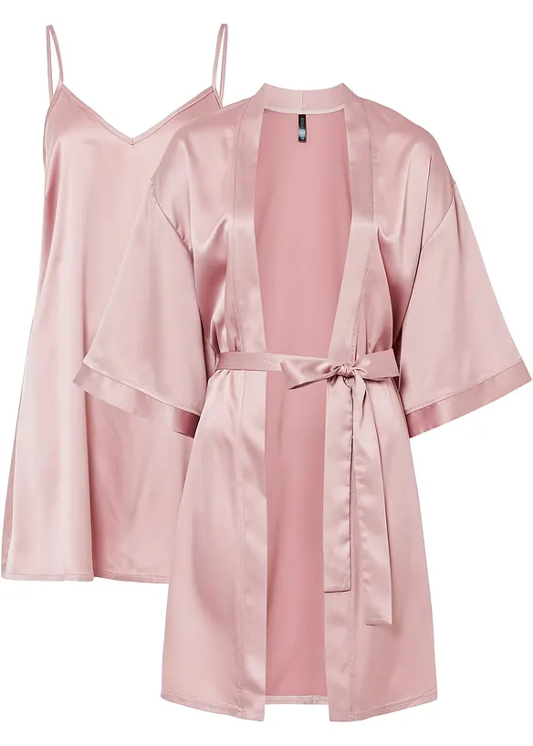 Morgenkåpe-sett (Kimono + neglisjé, 2-delt sett), bonprix