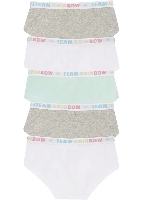 Hipstertruse med myk bomull (5-pack), bonprix