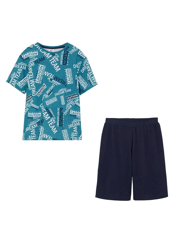 Pyjamas i 100% bomull (2-delt sett), bonprix