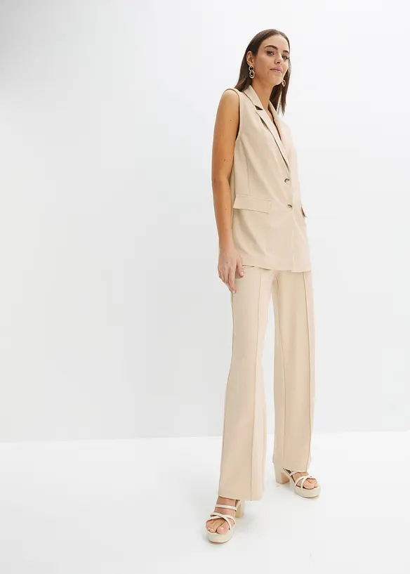 Pull on-bukse i formstabilt Interlockmateriale, bonprix