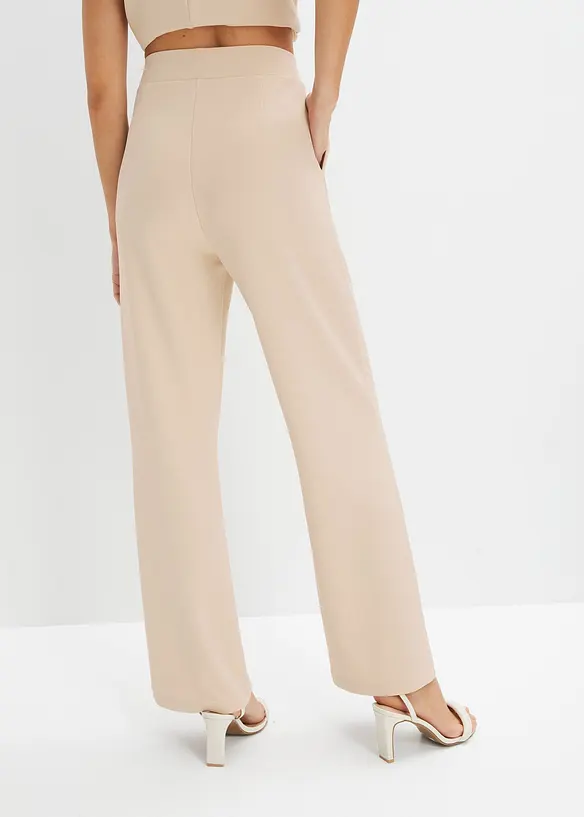 Pull on-bukse i formstabilt Interlockmateriale, bonprix