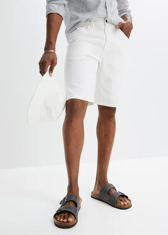 Stretch jeans-bermuda, Classic Fit, bonprix