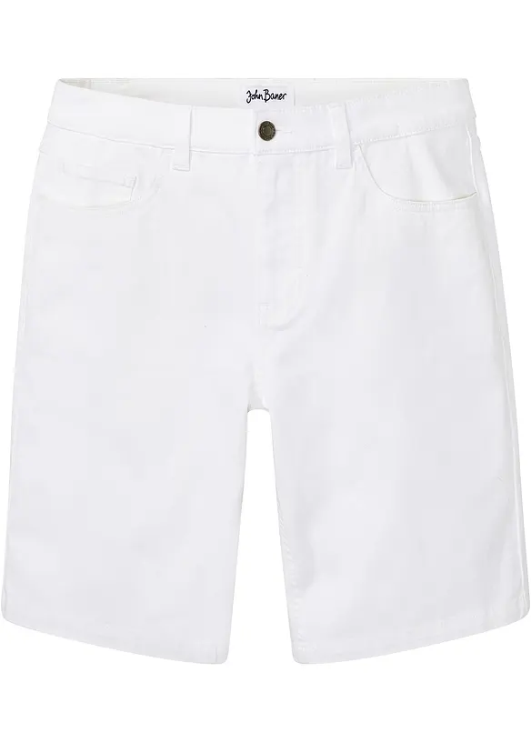 Stretch jeans-bermuda, Classic Fit, bonprix